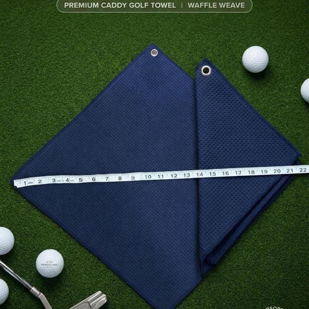 Blue Golf Towel